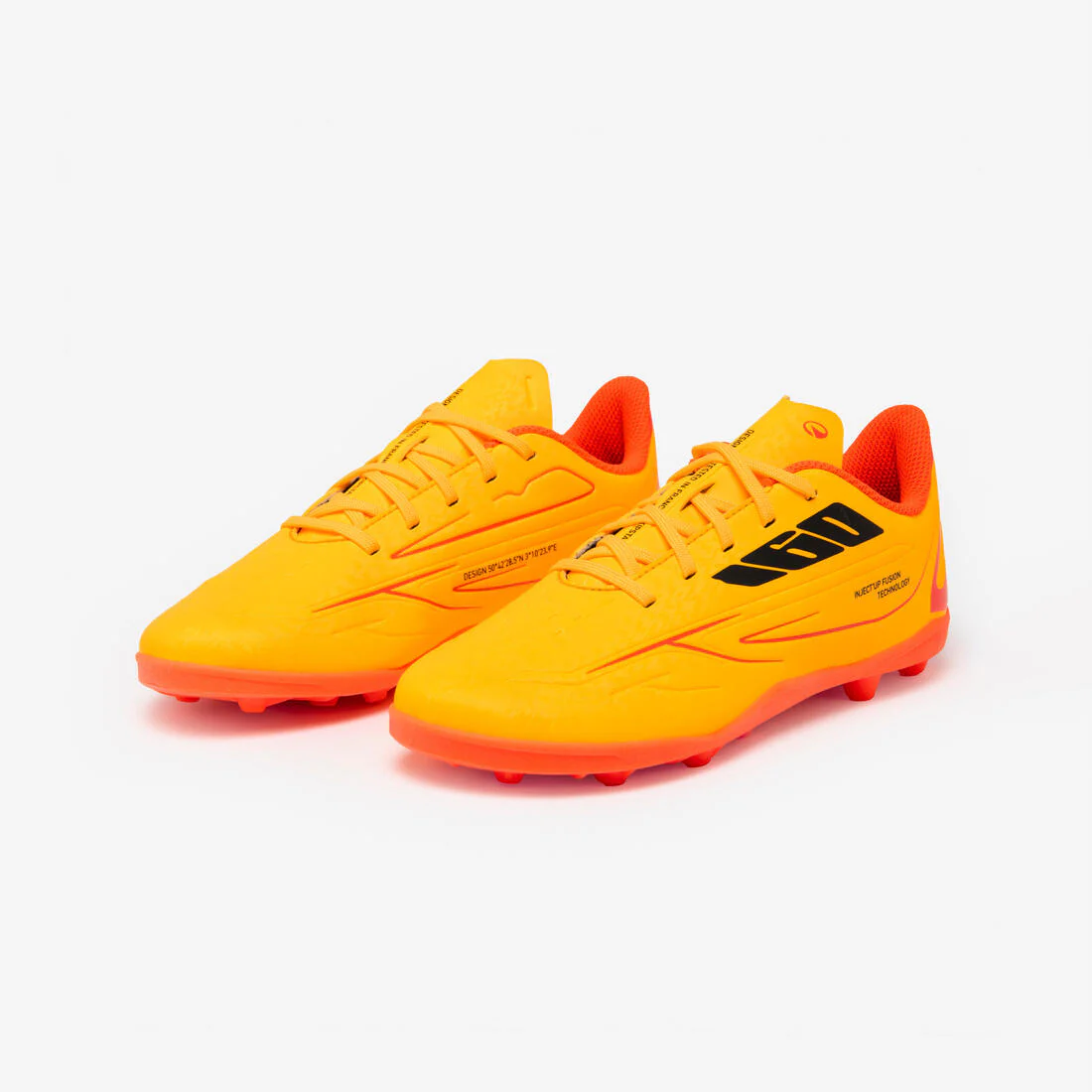 Tenis de fútbol con cintas AG/FG rojos para niños 160 JR - Image 6