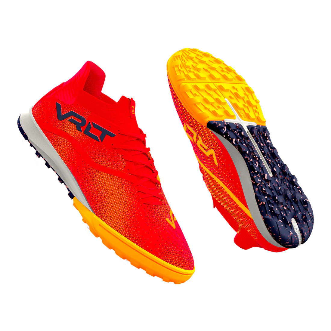 Tenis de futbol con tecnología 3D Air Mesh rojos Viralto III Turf TF - Image 12