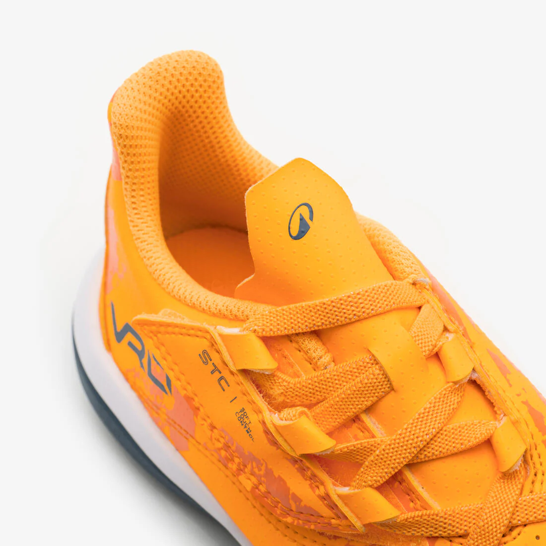 Tenis de futbol con velcro naranjas para niños Viralto I Easy Turf TF - Image 6