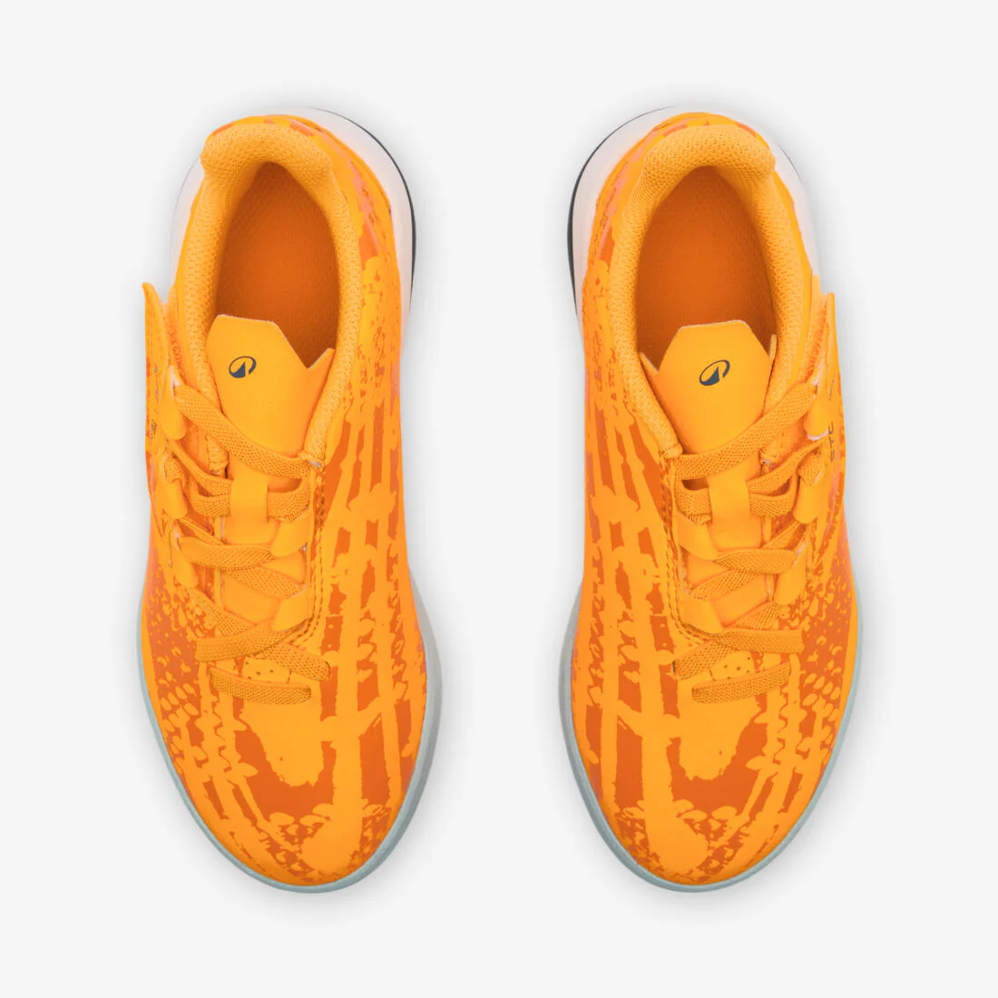 Tenis de futbol con velcro naranjas para niños Viralto I Easy Turf TF - Image 8