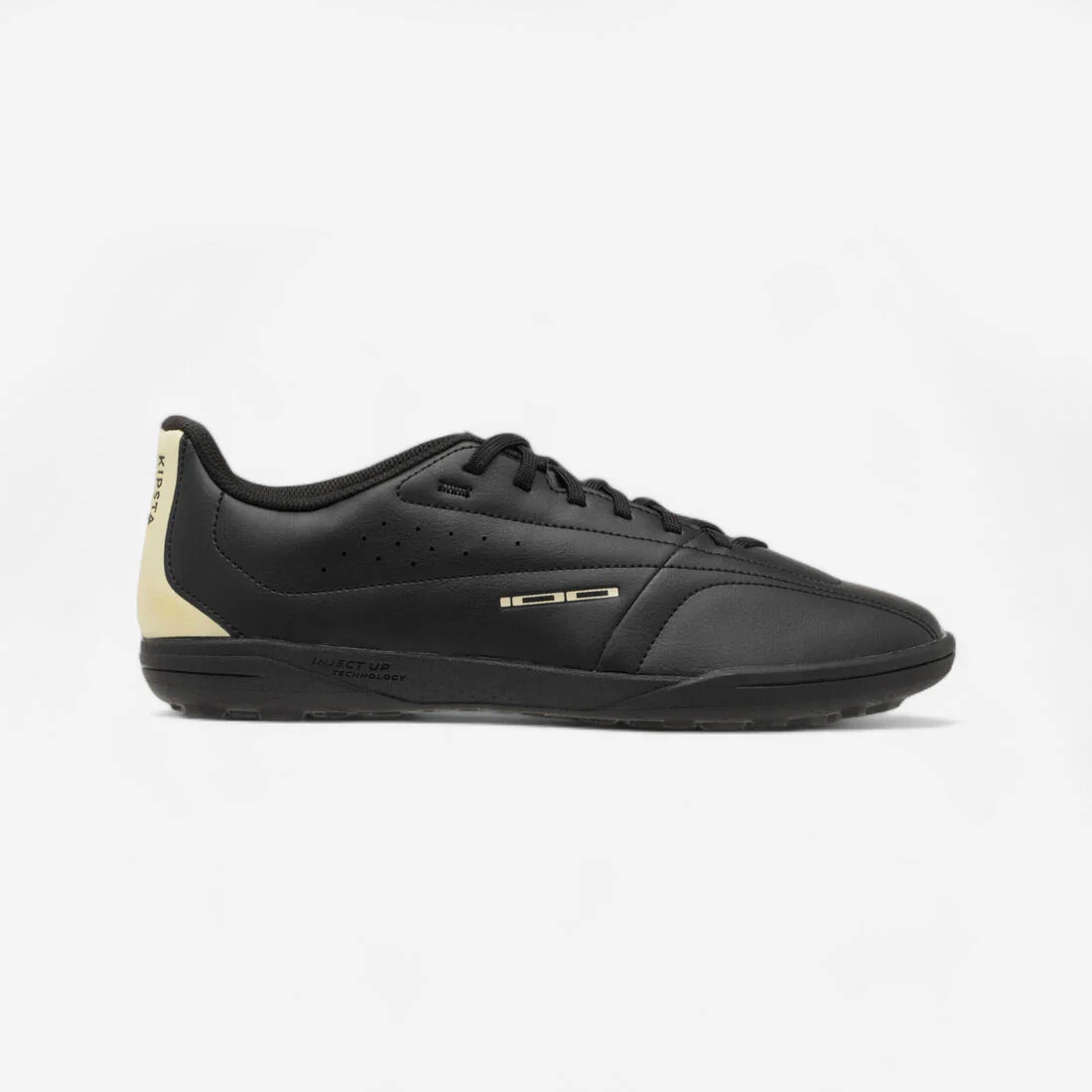 Tenis de futbol negros 100 Turf TF