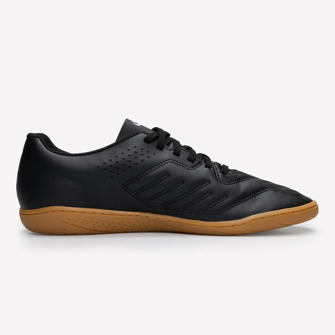 Tenis de futbol sala negro y caramelo para adulto 100 v3 - Image 3