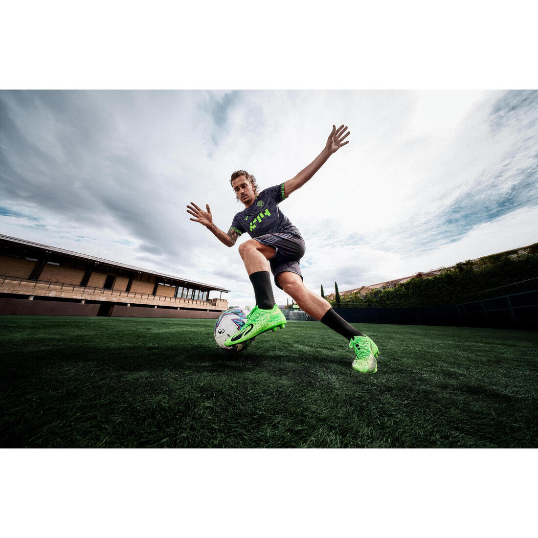 Tenis de futbol verdes para adulto CLR 7 Elite FG Storm - Image 12