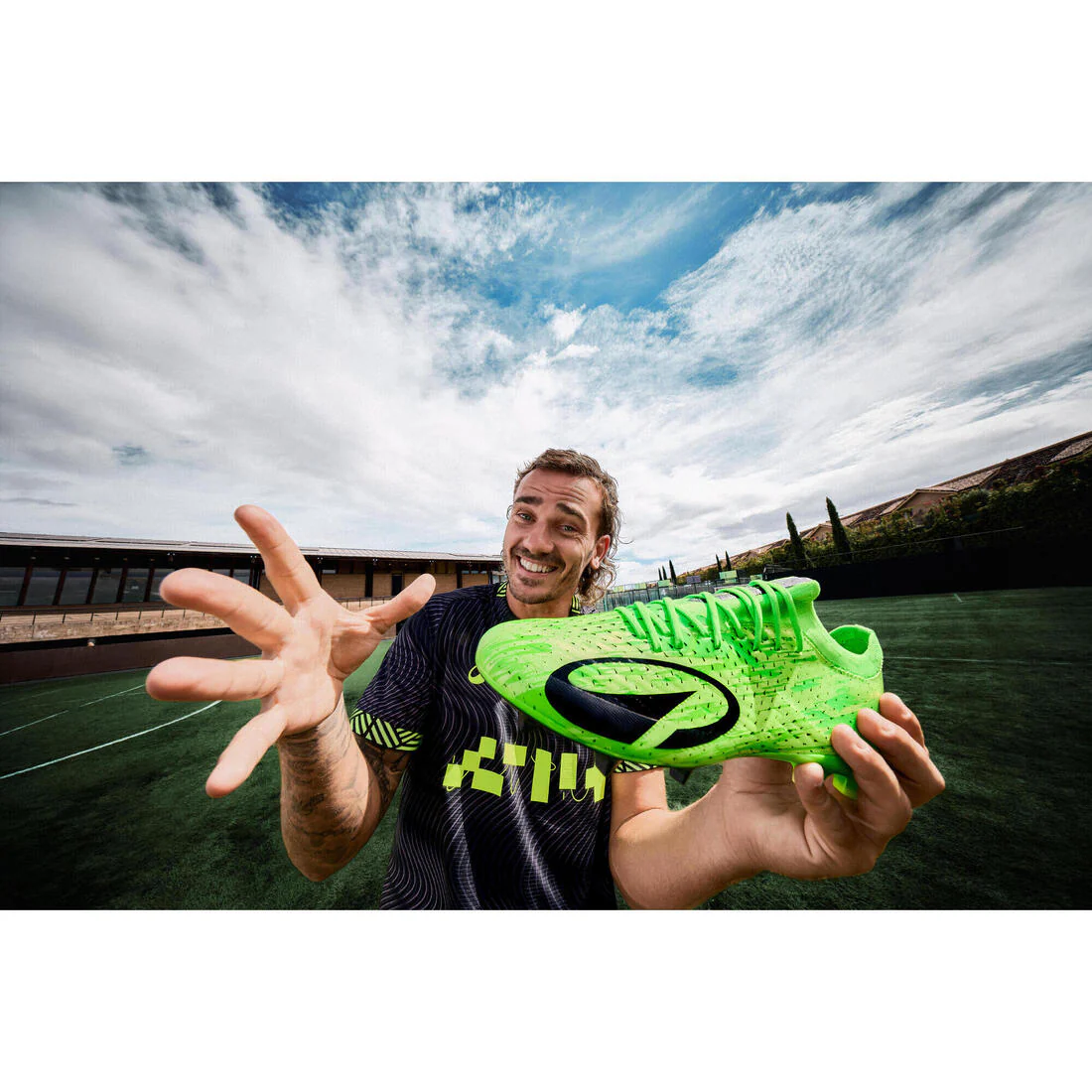 Tenis de futbol verdes para adulto CLR 7 Elite FG Storm - Image 13