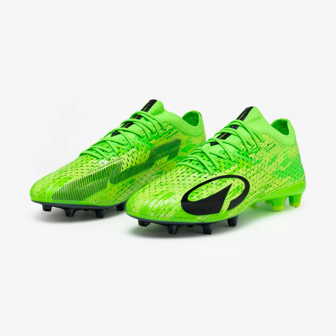 Tenis de futbol verdes para adulto CLR 7 Elite FG Storm - Image 3