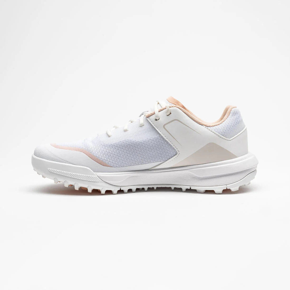 Tenis de golf blancos y beige rosados para mujer WW500 - Image 2