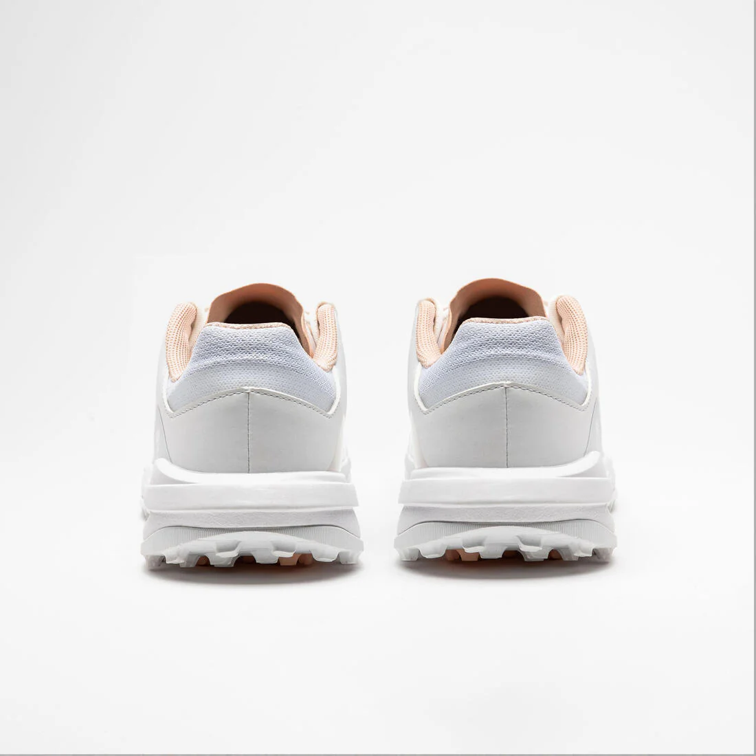 Tenis de golf blancos y beige rosados para mujer WW500 - Image 4