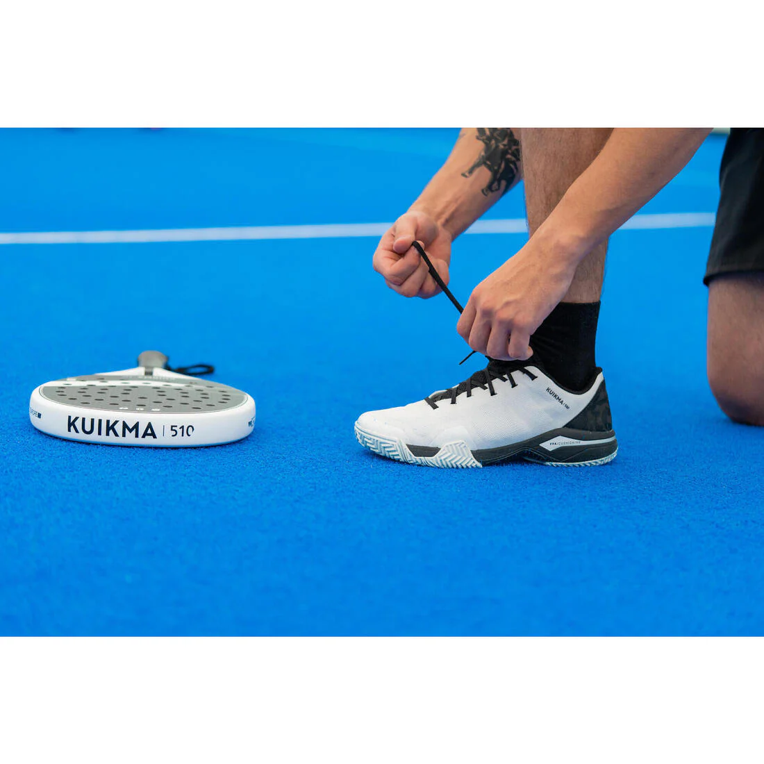 Tenis de pádel blancos para hombre Kuikma PS 590 - Image 8