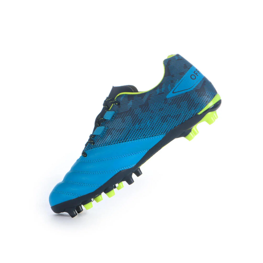 Tenis De Rugby Offload R500 Tacos Fijos Terrenos Secos Niños Azul - Image 13