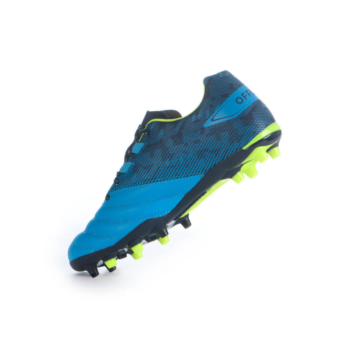 Tenis De Rugby Offload R500 Tacos Fijos Terrenos Secos Niños Azul - Image 14