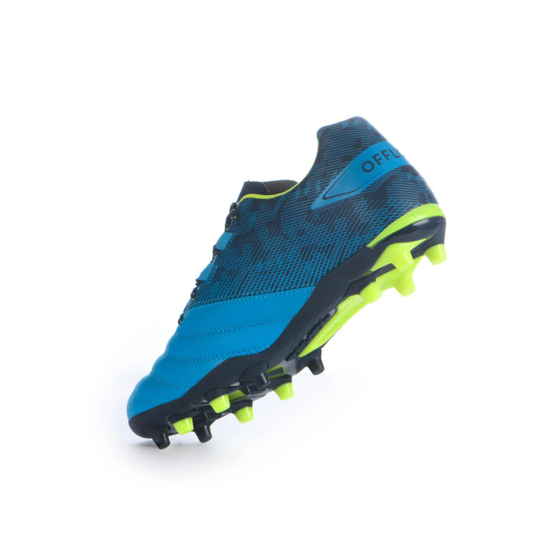 Tenis De Rugby Offload R500 Tacos Fijos Terrenos Secos Niños Azul - Image 15