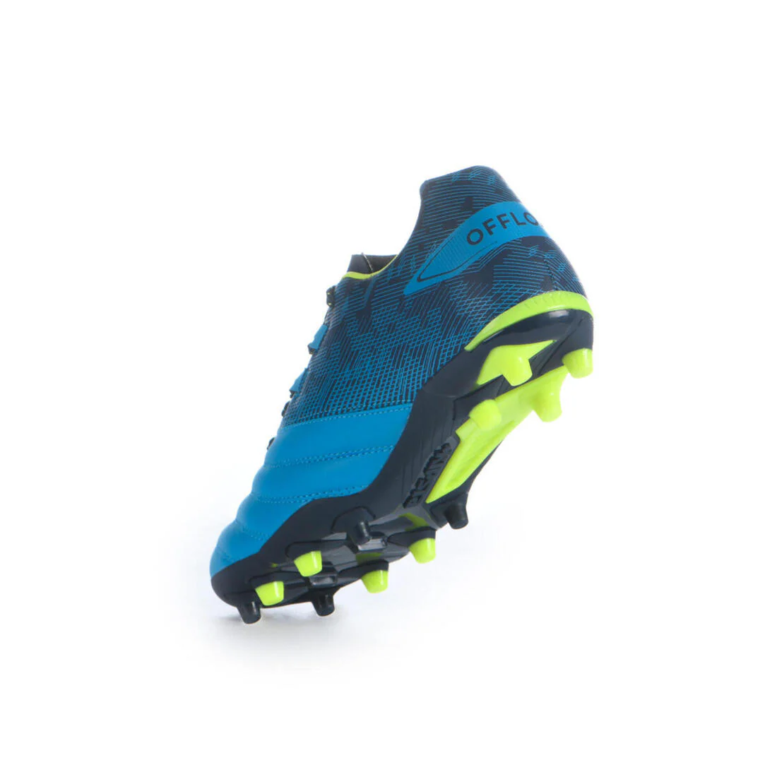 Tenis De Rugby Offload R500 Tacos Fijos Terrenos Secos Niños Azul - Image 16