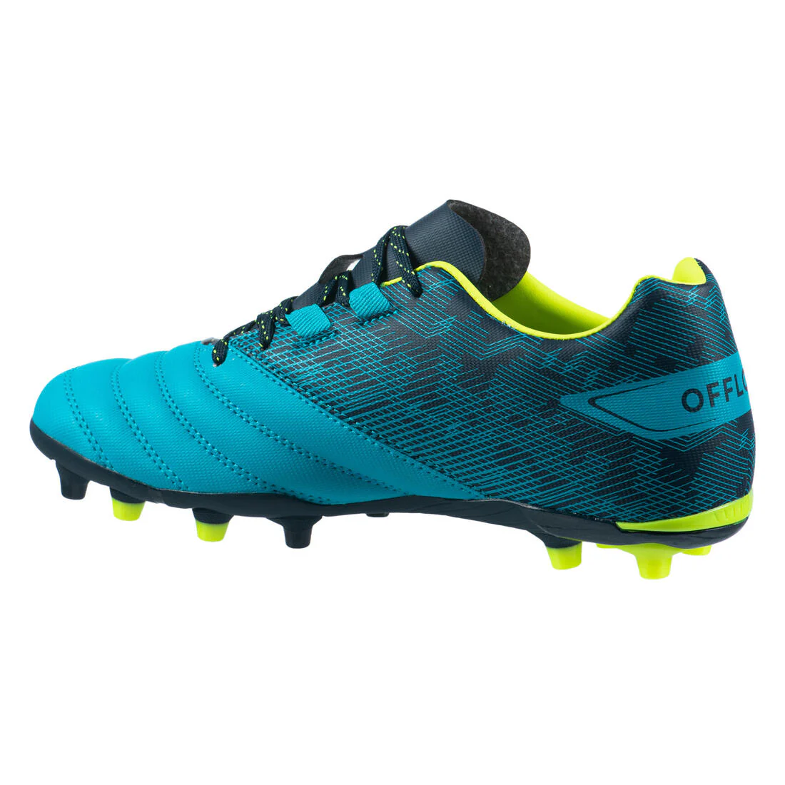 Tenis De Rugby Offload R500 Tacos Fijos Terrenos Secos Niños Azul - Image 3