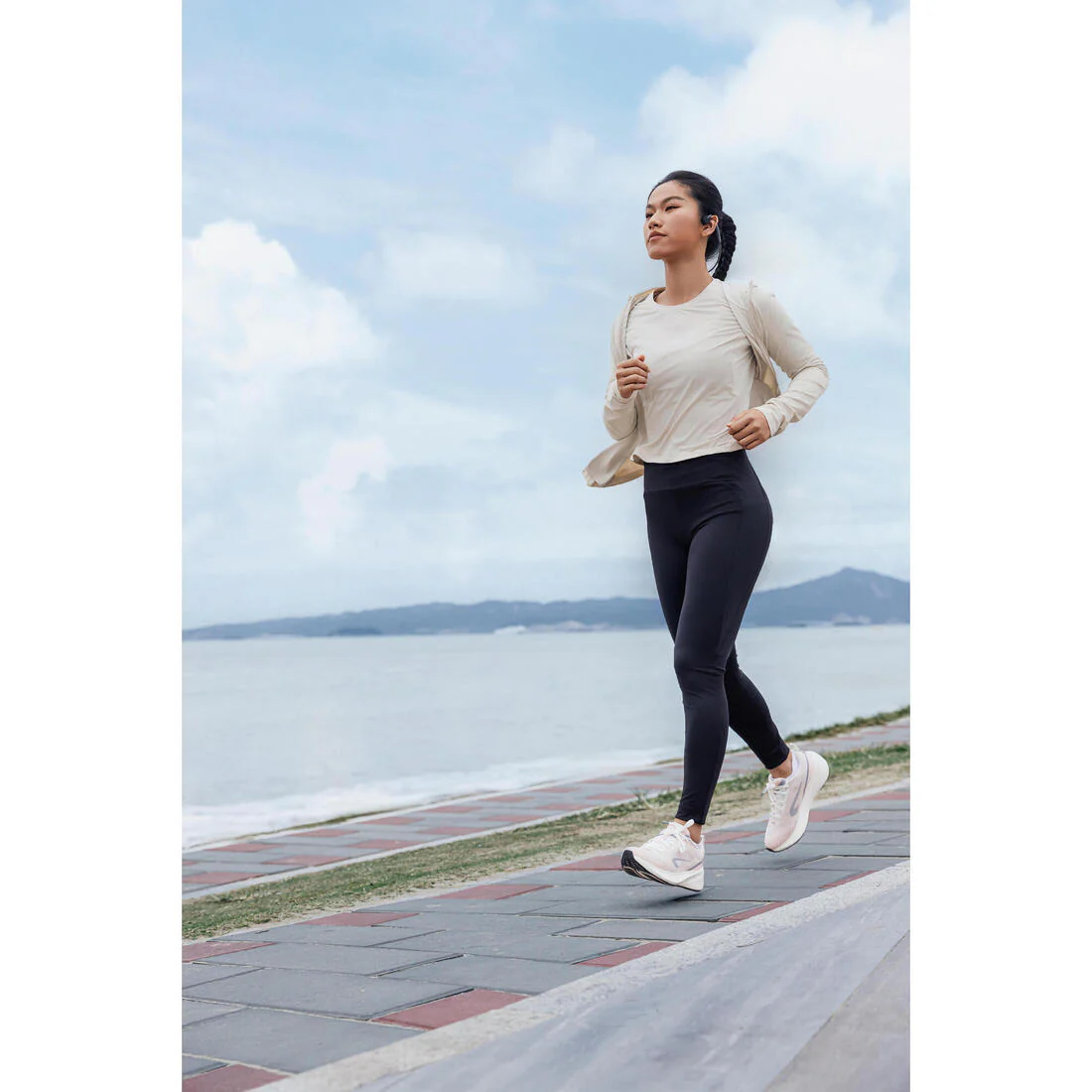 Tenis de running beige con para mujer Kiprun Kipcore - Image 30