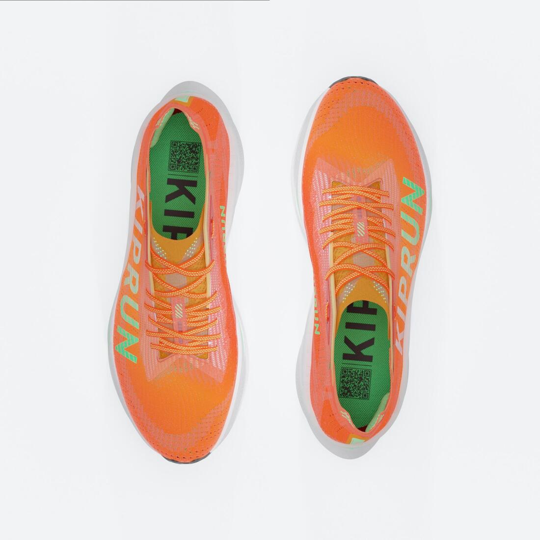 Tenis de running con placa de carbono naranjas para hombre Kiprun KD900X LD+ - Image 7