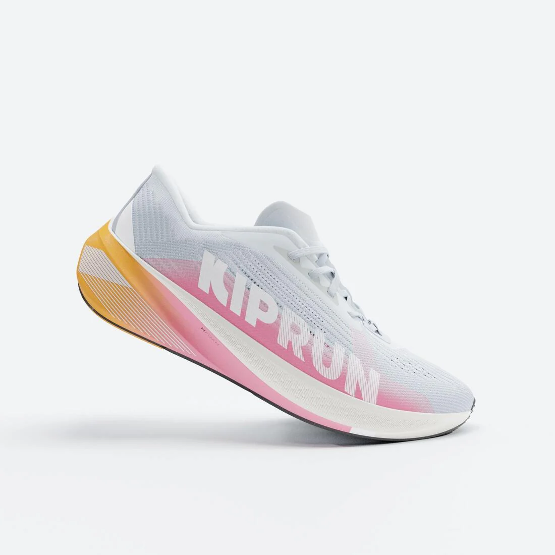 Tenis de running en carretera azul con rosa para mujer Kiprun Kipcore Premium