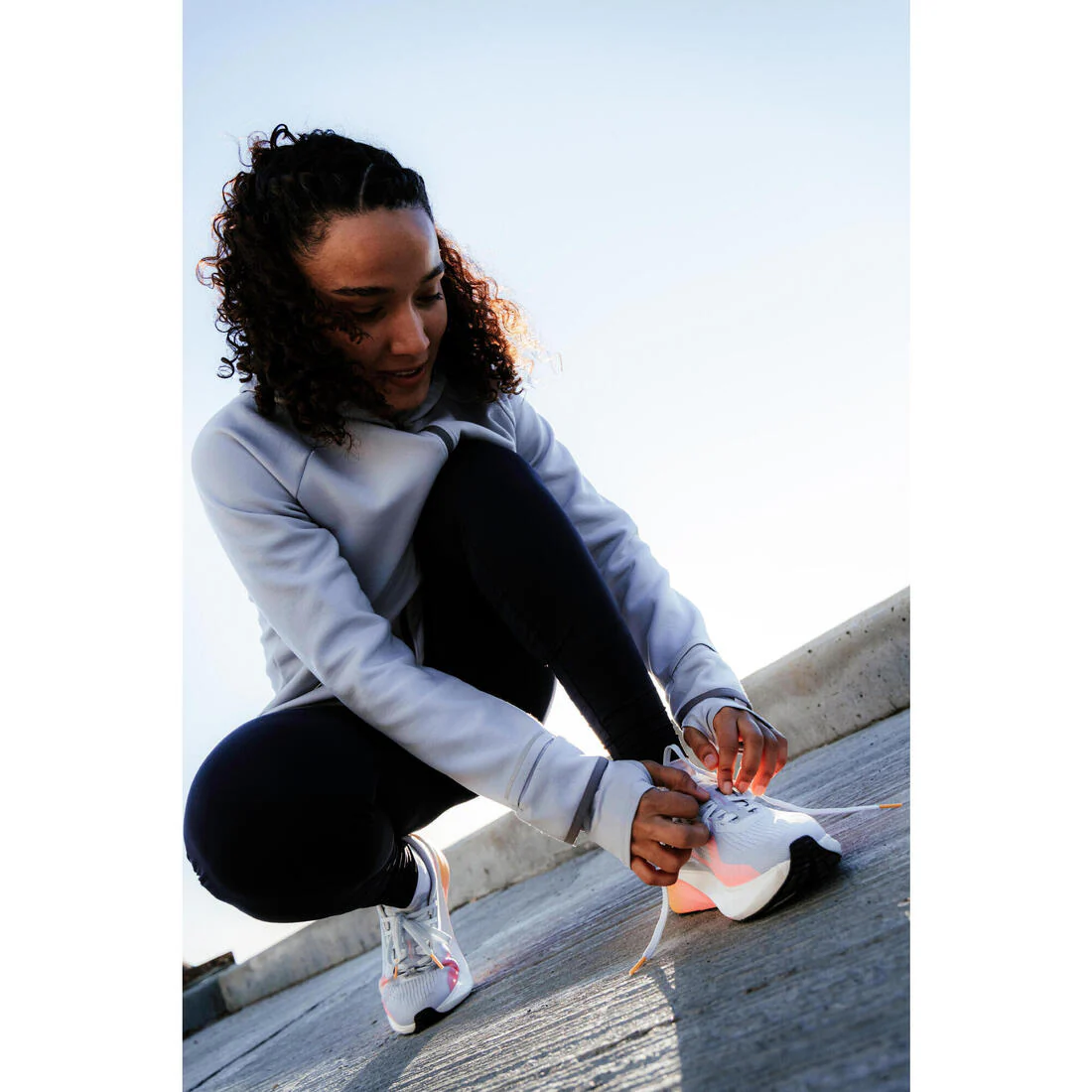 Tenis de running en carretera azul con rosa para mujer Kiprun Kipcore Premium - Image 10