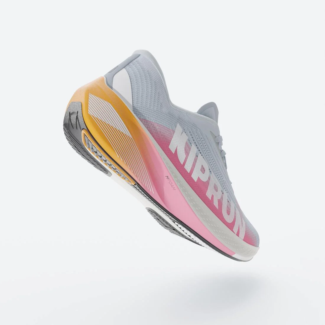 Tenis de running en carretera azul con rosa para mujer Kiprun Kipcore Premium - Image 3
