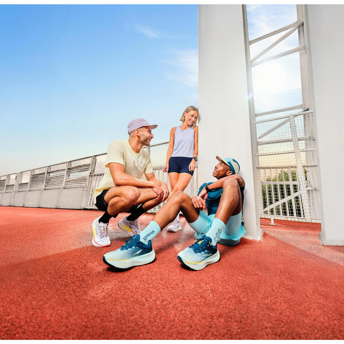 Tenis de running en carretera azules para hombre Kiprun Kipride Max - Image 11