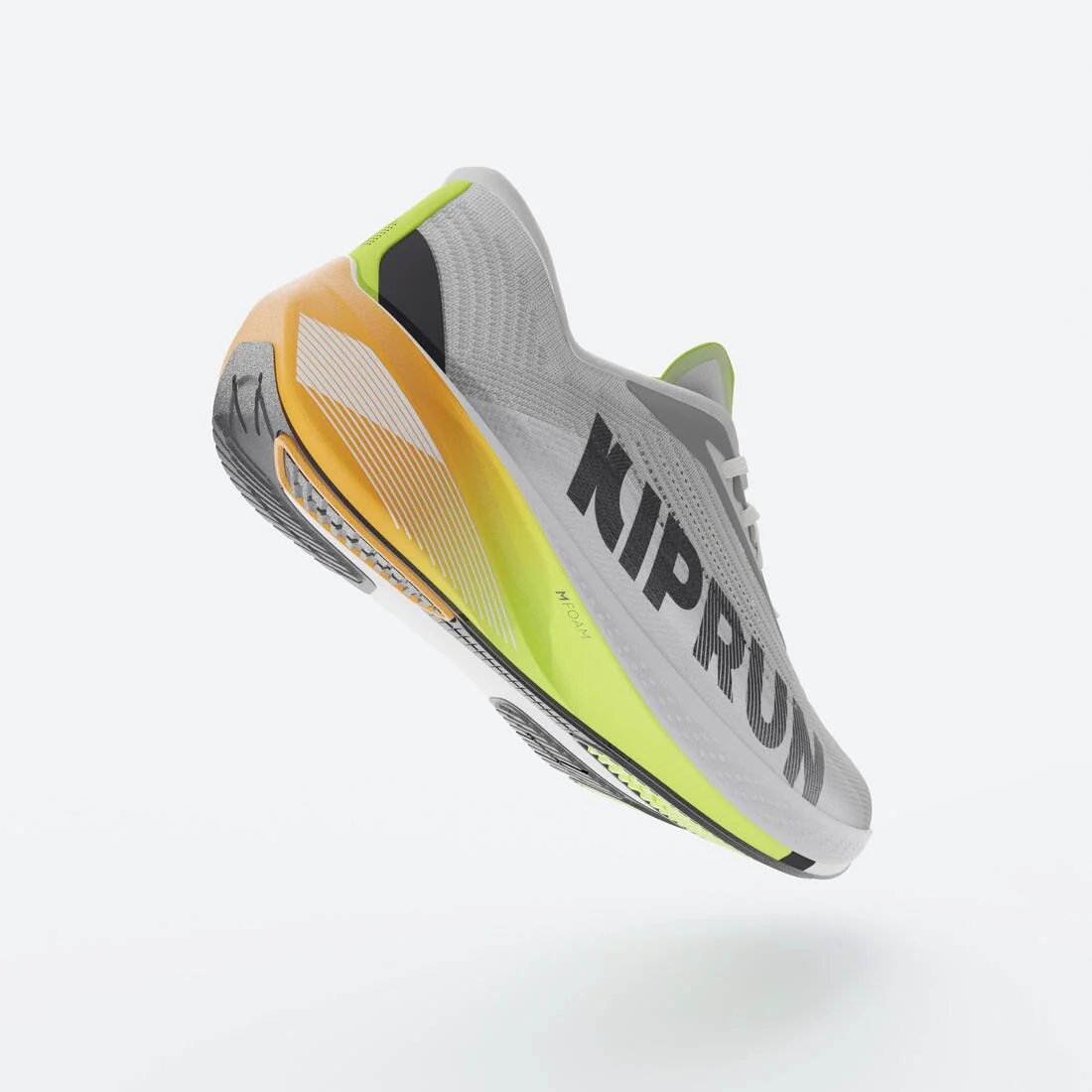 Tenis de running en carretera gris con verde para hombre Kiprun Kipcore Premium - Image 5