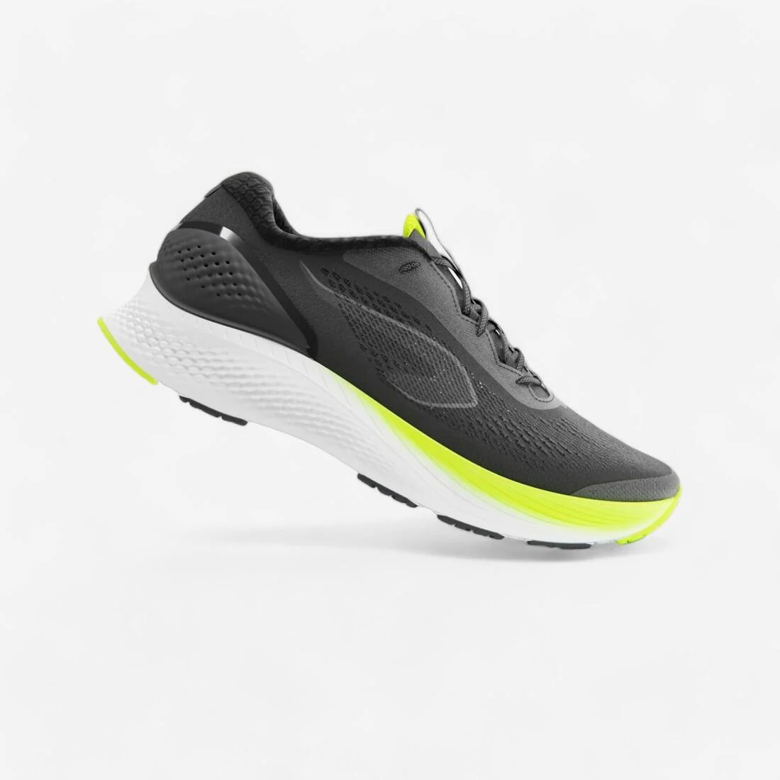 Tenis de running negro con amarillo para hombre Kiprun KS500 2