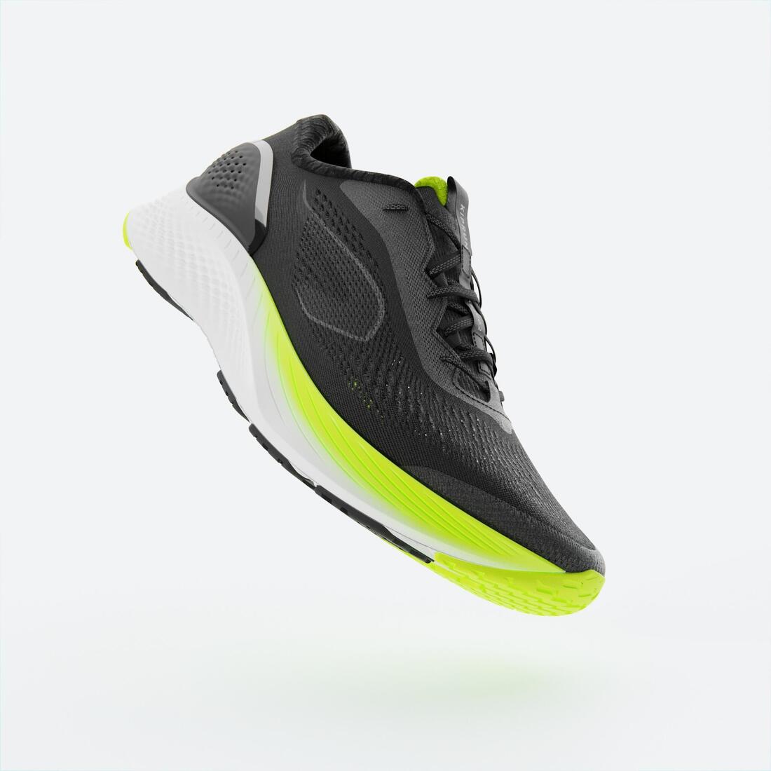 Tenis de running negro con amarillo para hombre Kiprun KS500 2 - Image 2