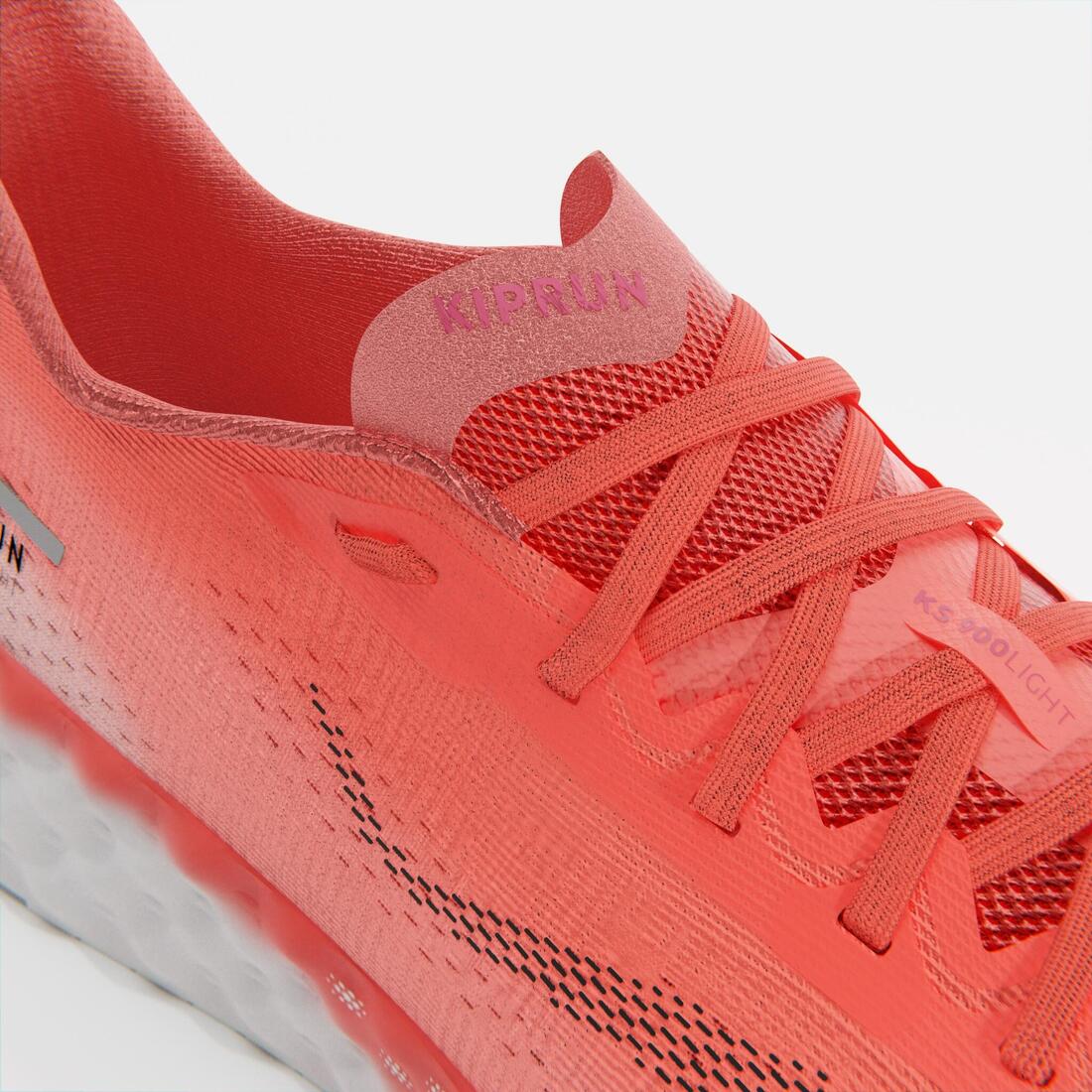 Tenis de running rojo coral para mujer Kiprun KD900 Light - Image 6