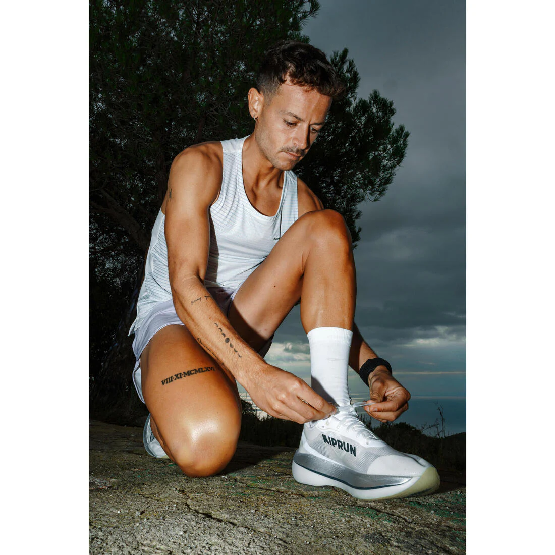 Tenis de running verde claro con violeta para hombre Kiprun KD900X.2 - Image 16