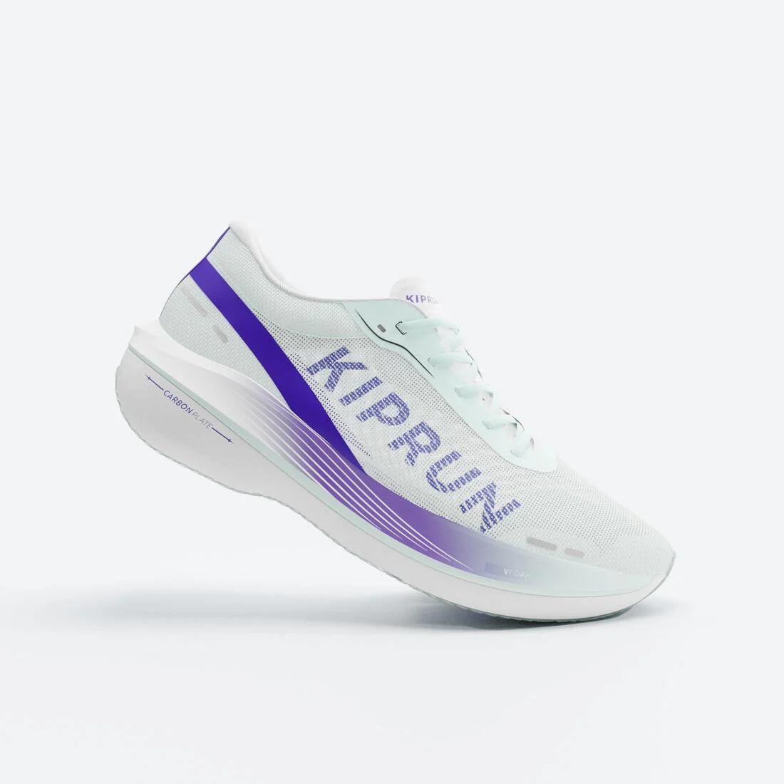 Tenis de running verde claro con violeta para mujer Kiprun KD900X.2 - Image 2