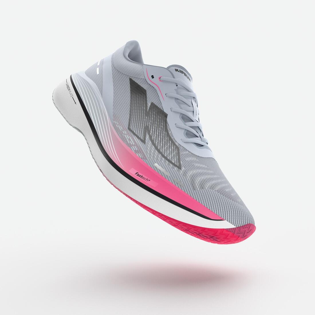 Tenis de running verde claro con violeta para mujer Kiprun KD900X.2 - Image 3