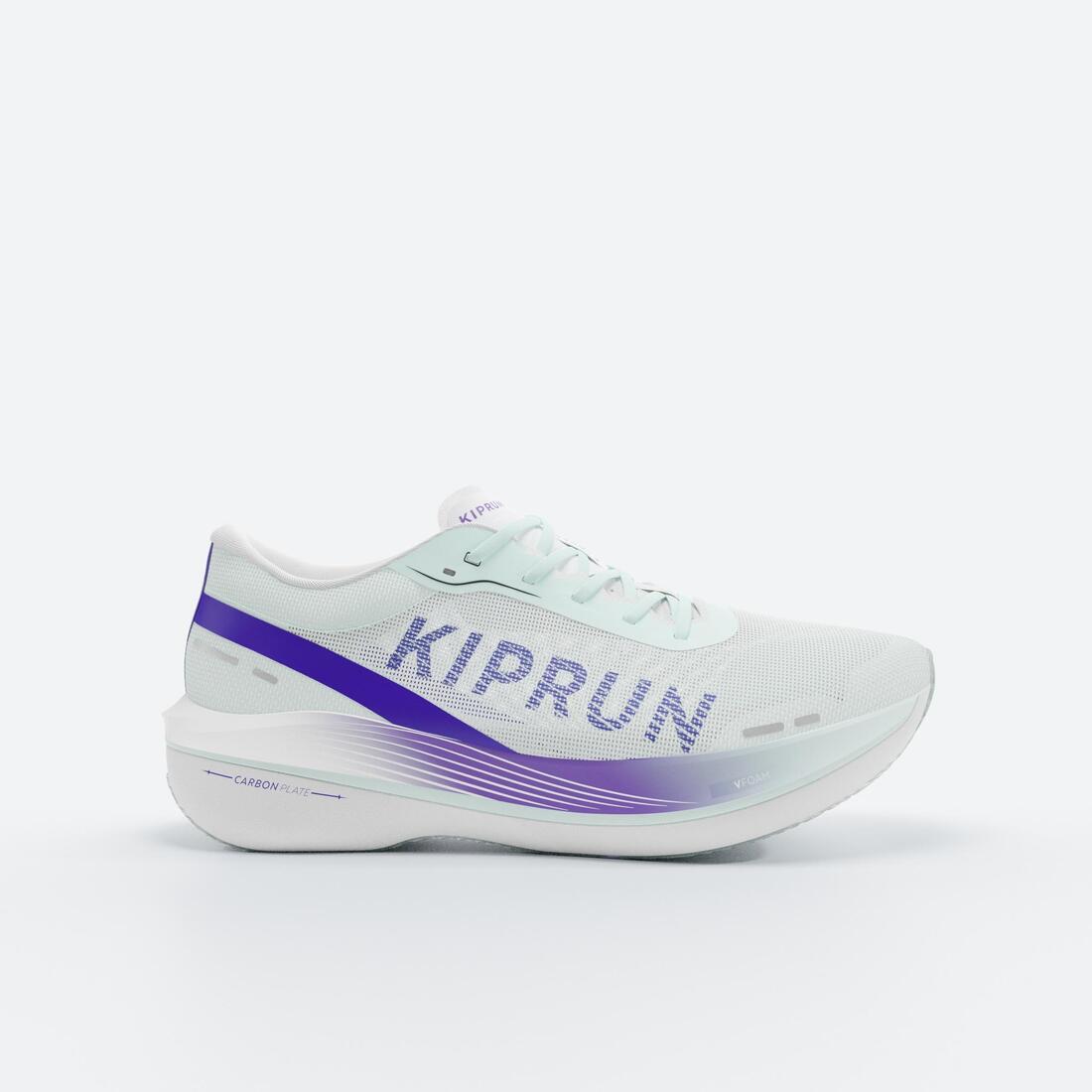 Tenis de running verde claro con violeta para mujer Kiprun KD900X.2 - Image 7