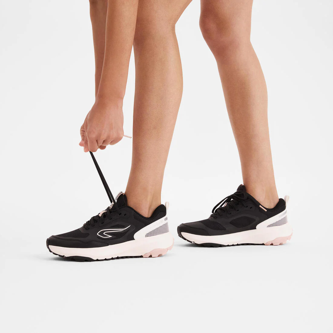 Tenis de running y trail negro con rosa para mujer JF190 - Image 16