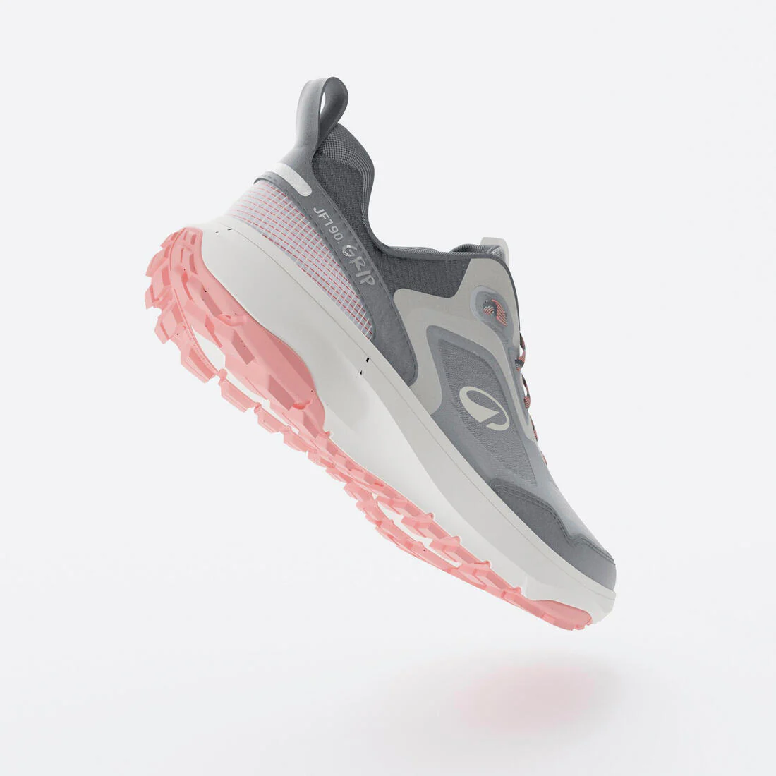 Tenis de running y trail negro con rosa para mujer JF190 - Image 3