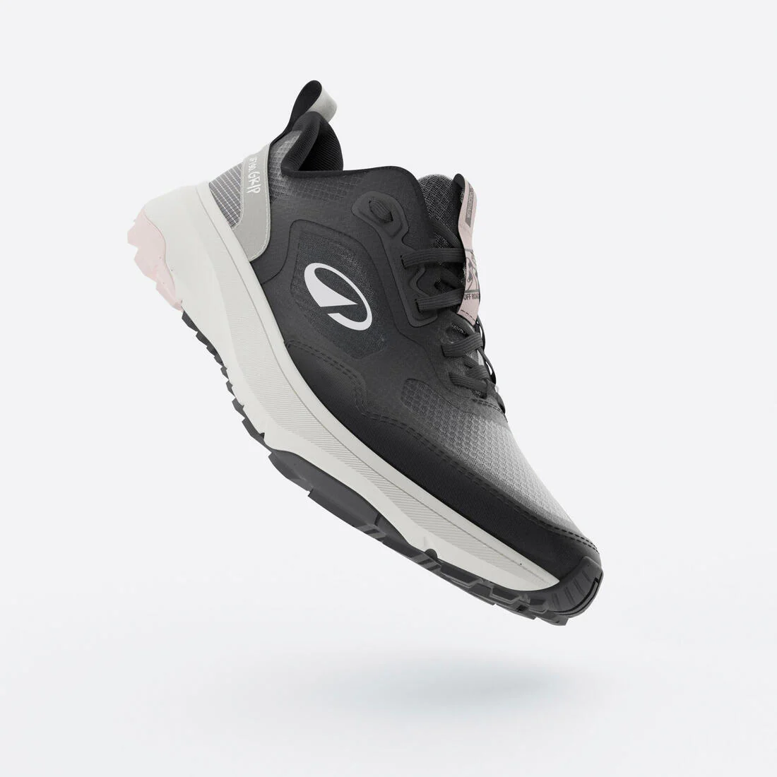 Tenis de running y trail negro con rosa para mujer JF190 - Image 4