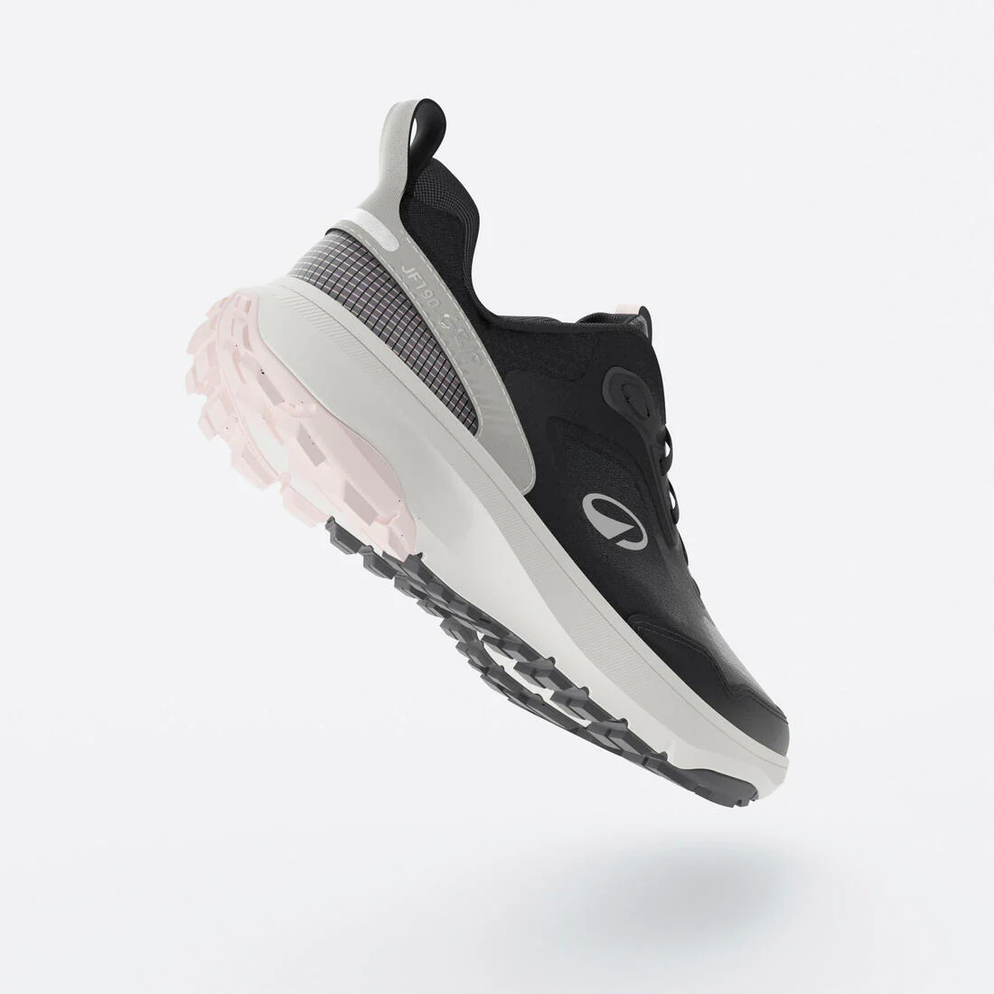 Tenis de running y trail negro con rosa para mujer JF190 - Image 5
