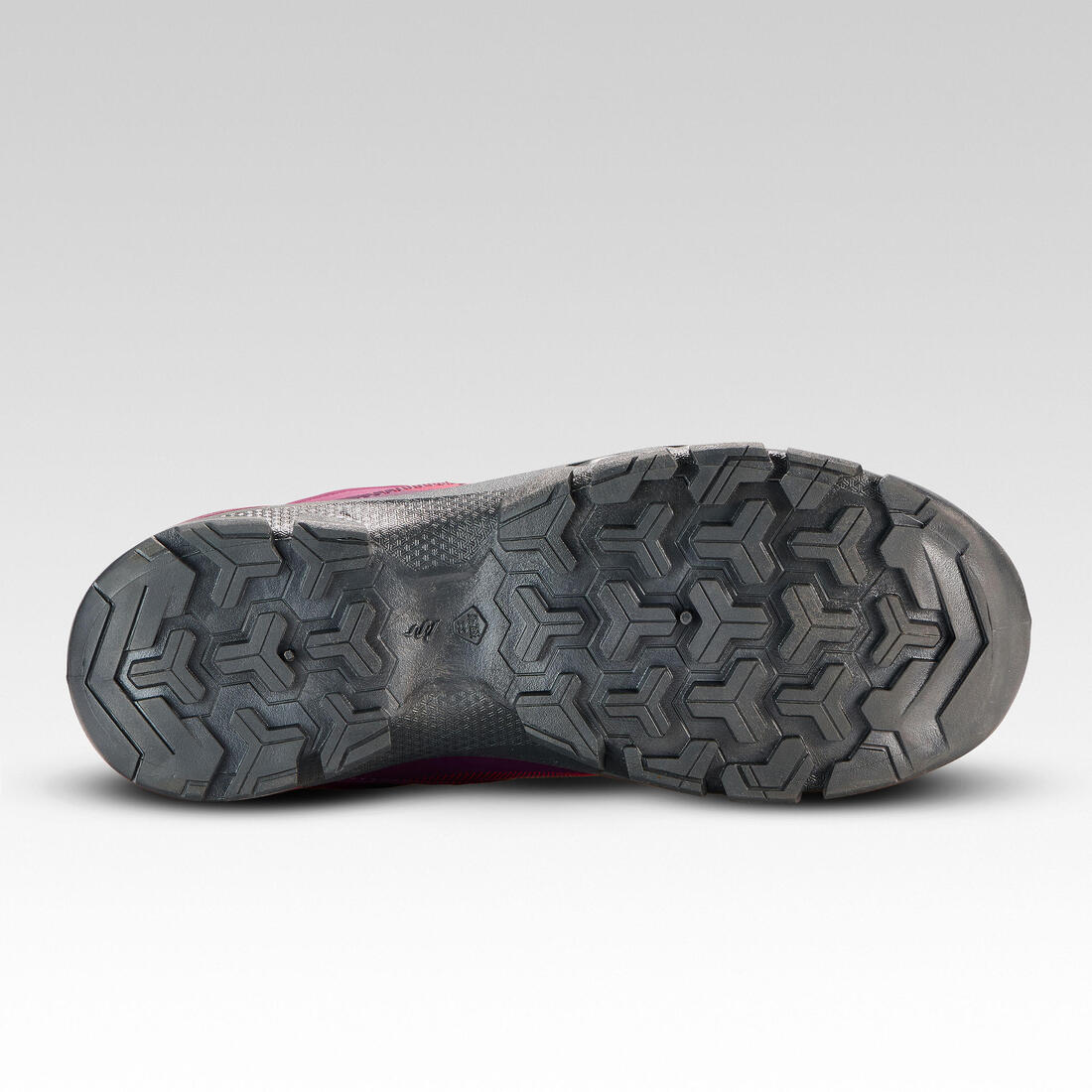 Tenis de senderismo con cordones morados para niñas talla 35-38 MH120 Low - Image 3