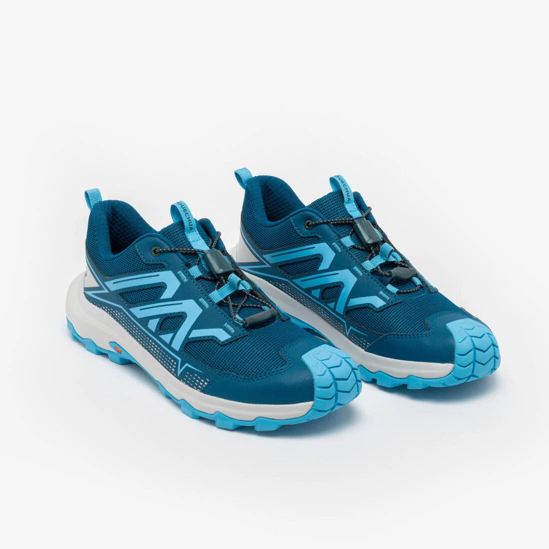 Tenis de senderismo de amarre rápido tallas 35 a 38 azules para niños Crossrock - Image 2