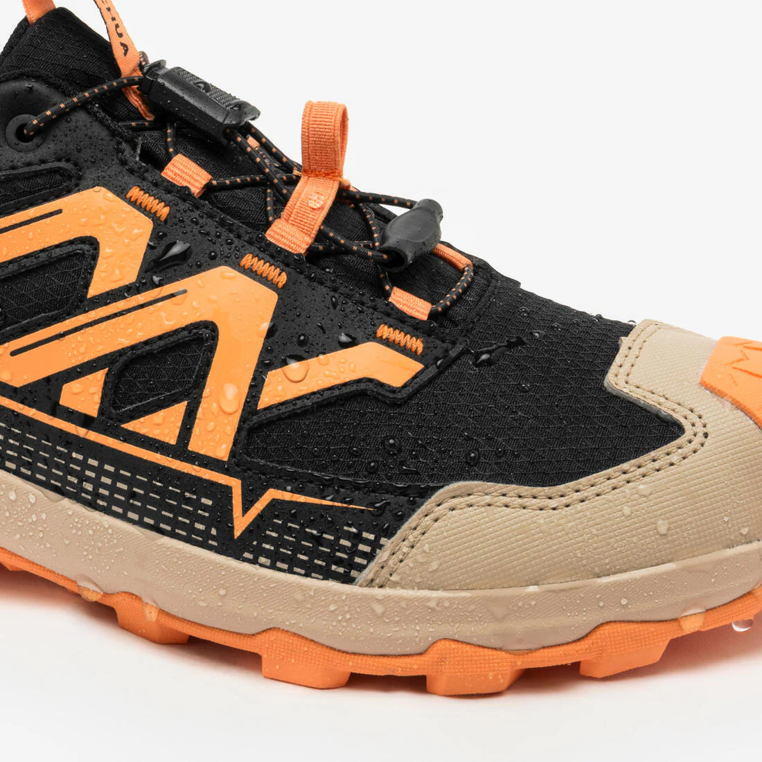 Tenis de senderismo de atado rápido tallas 35 a 38 naranjas para niños Crossrock - Image 3