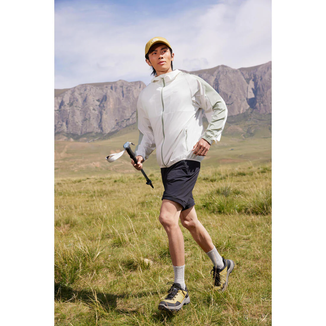 Tenis de senderismo de caña baja impermeables verdes para hombre MH100 - Image 18