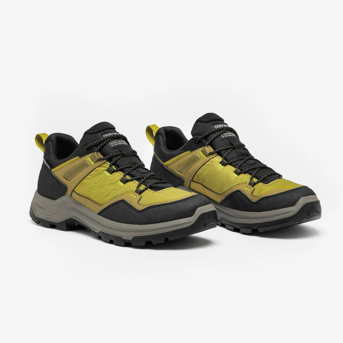 Tenis de senderismo de caña baja impermeables verdes para hombre MH100 - Image 3