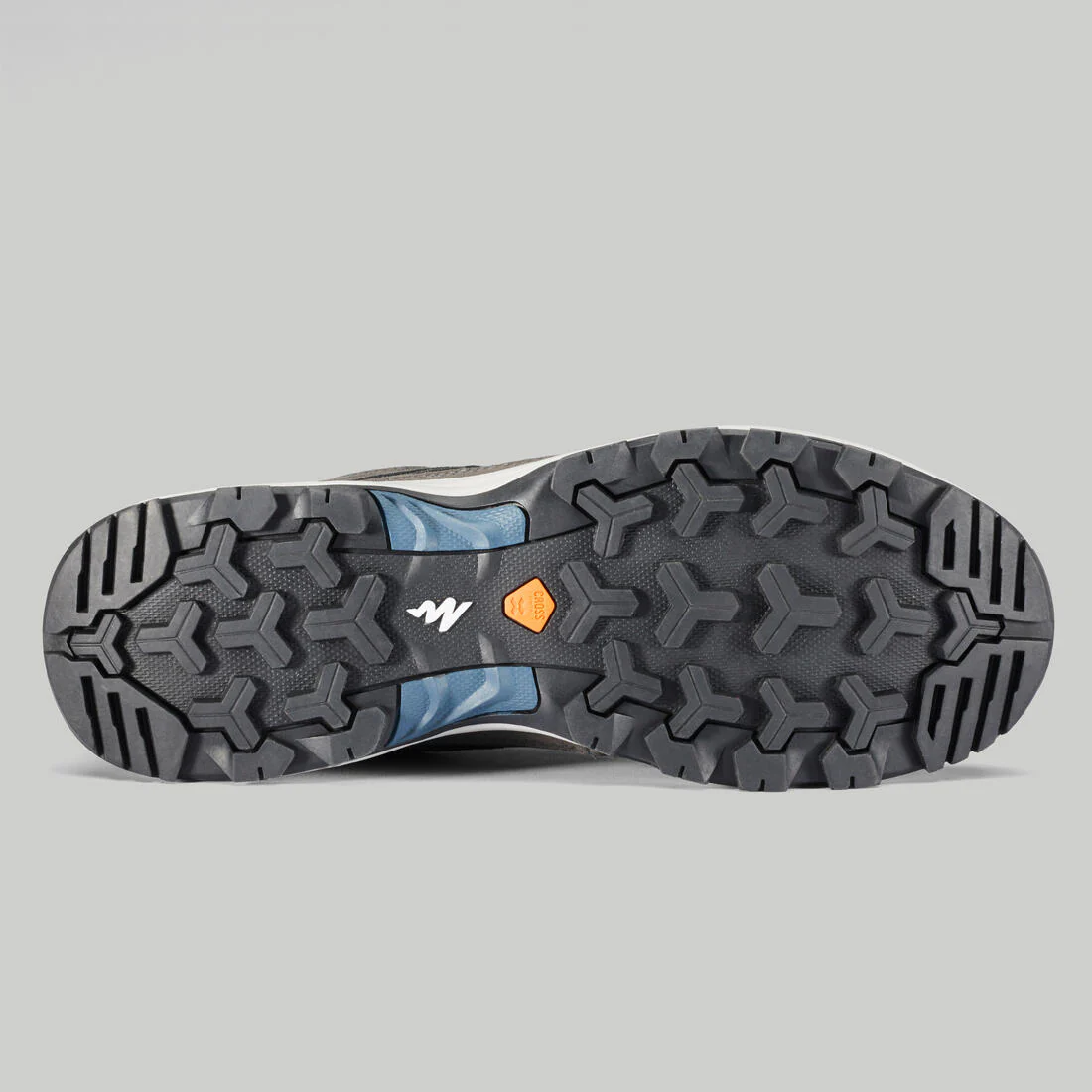Tenis de senderismo de montaña grises para hombre MH100 - Image 3