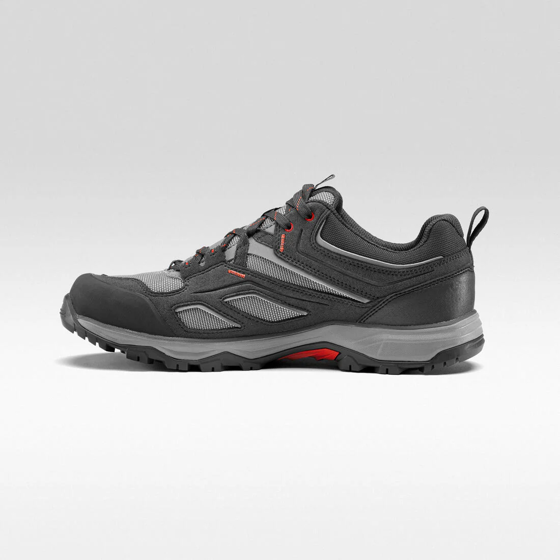 Tenis de senderismo de montaña impermeables grises para hombre MH100 - Image 2