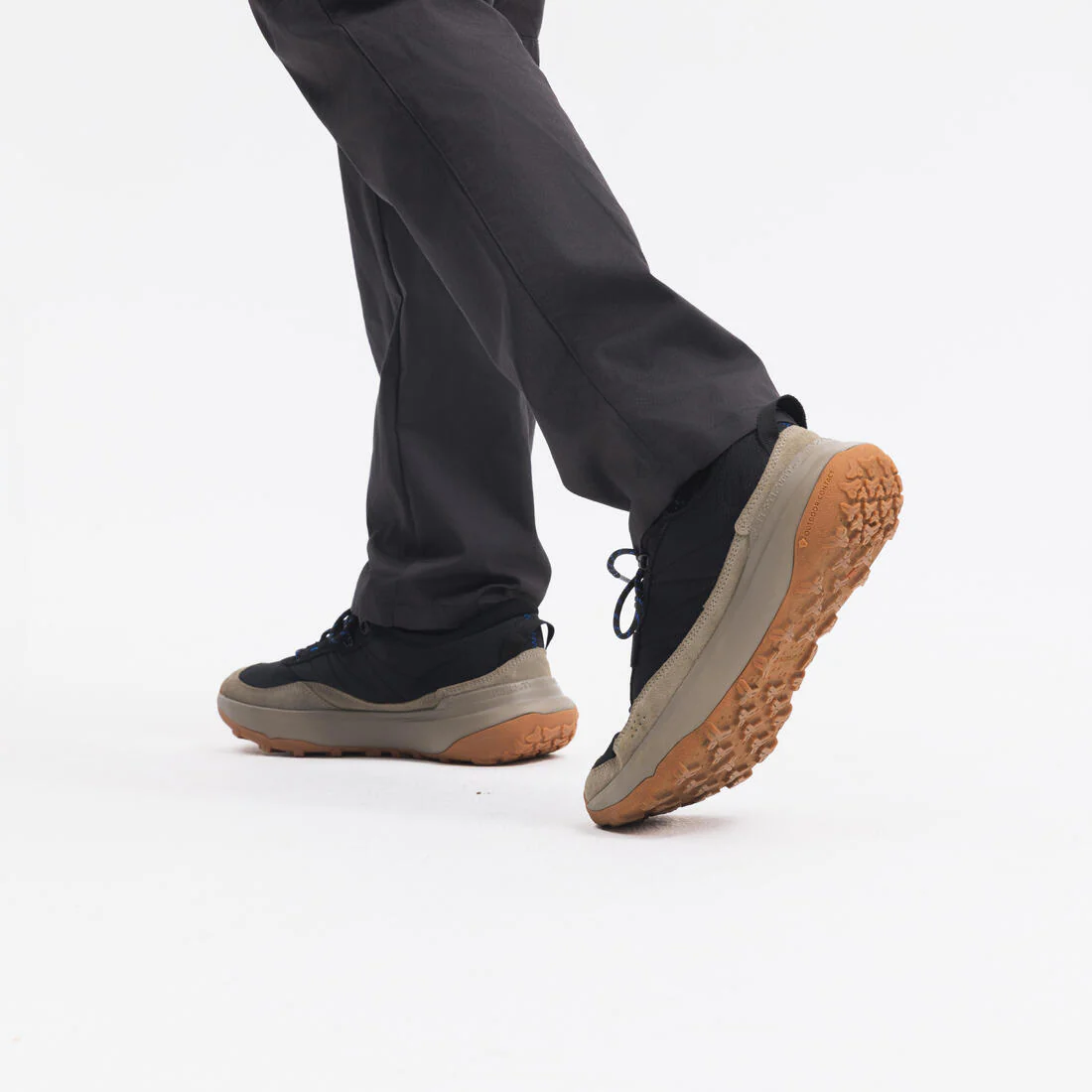 Tenis de senderismo impermeables de caña baja negros para hombre NH500 - Image 10