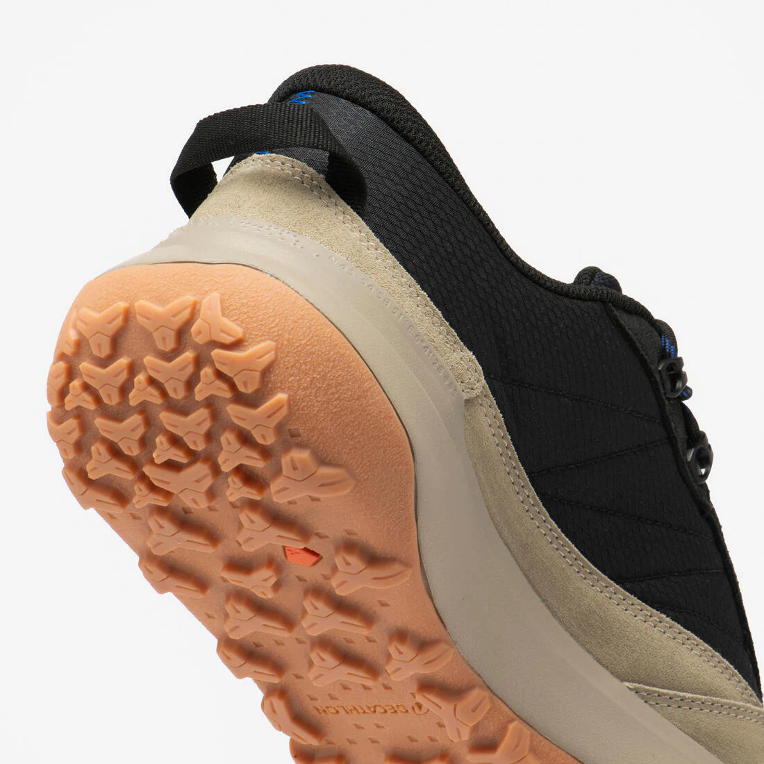 Tenis de senderismo impermeables de caña baja negros para hombre NH500 - Image 3
