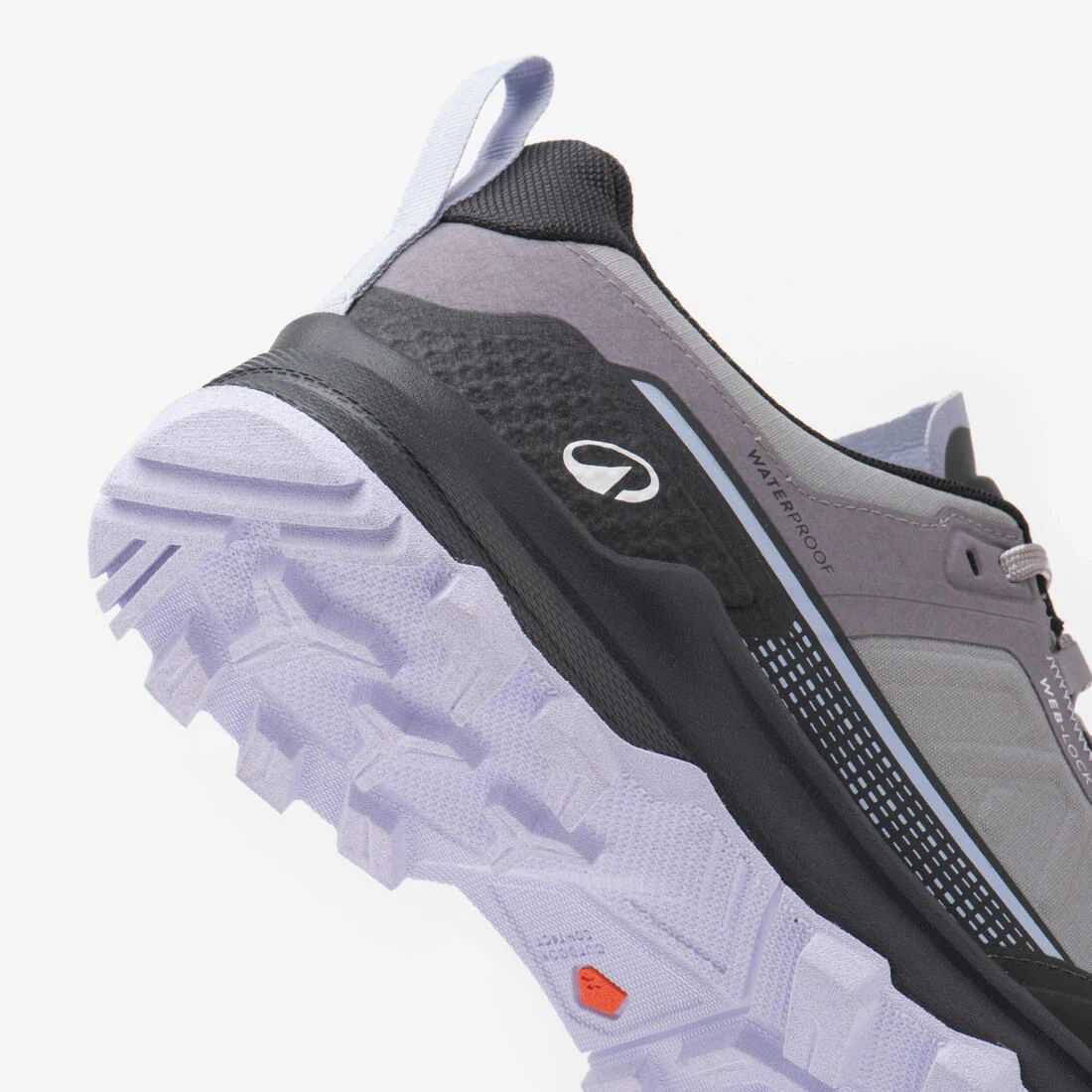 Tenis de senderismo impermeables grises para mujer MH500 Light - Image 10