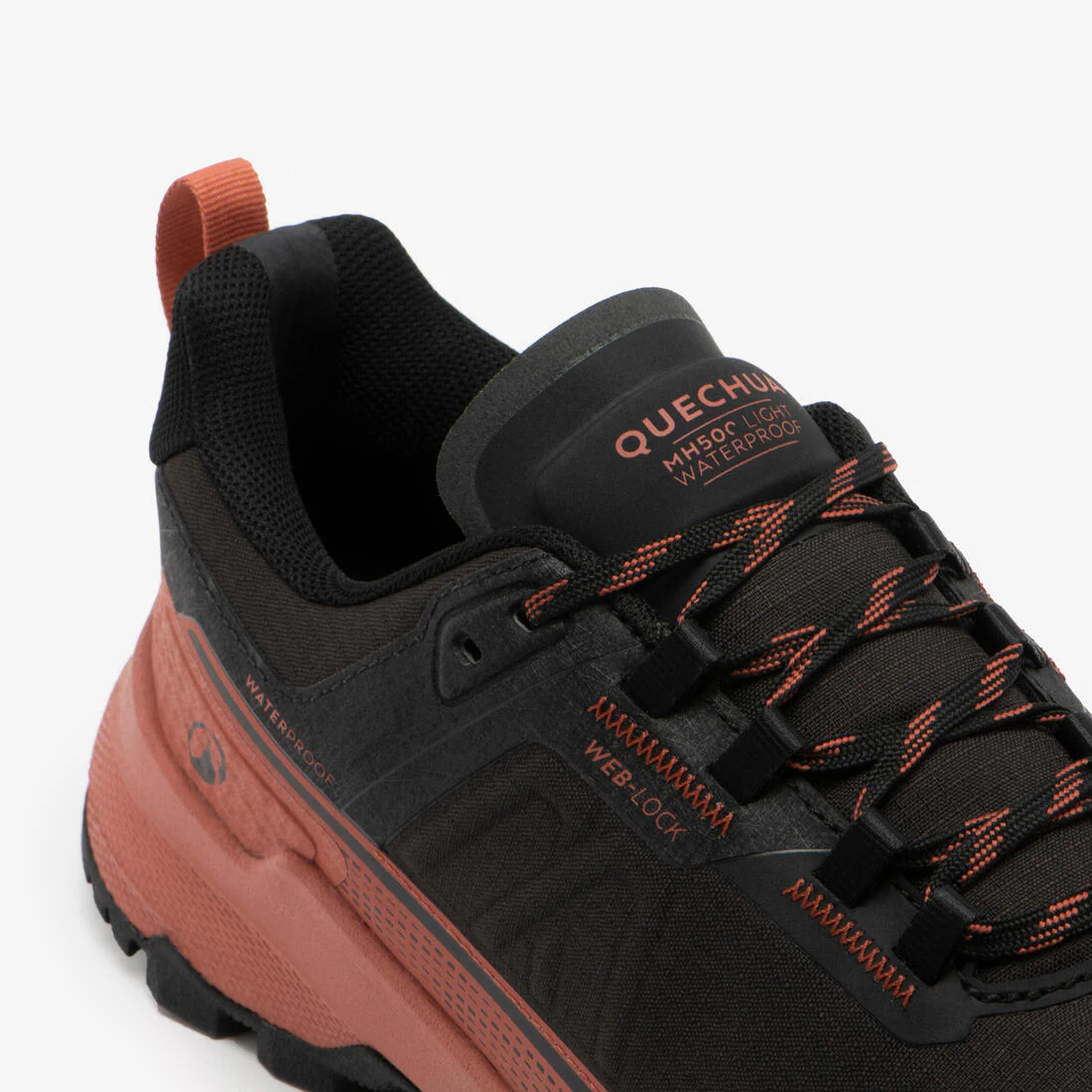 Tenis de senderismo impermeables grises para mujer MH500 Light - Image 12