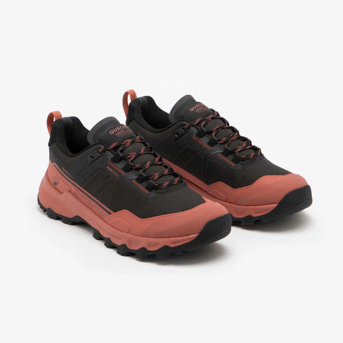 Tenis de senderismo impermeables grises para mujer MH500 Light - Image 4