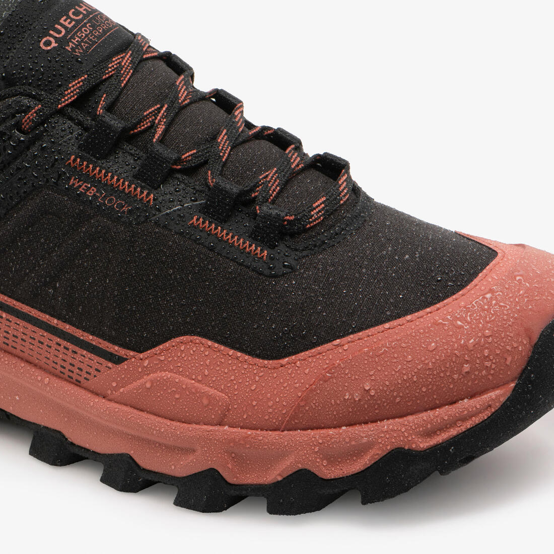 Tenis de senderismo impermeables grises para mujer MH500 Light - Image 5