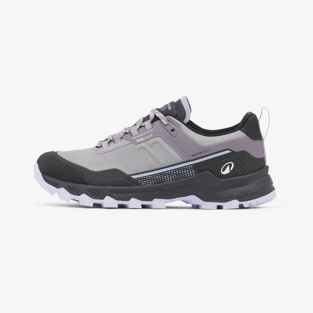 Tenis de senderismo impermeables grises para mujer MH500 Light - Image 6