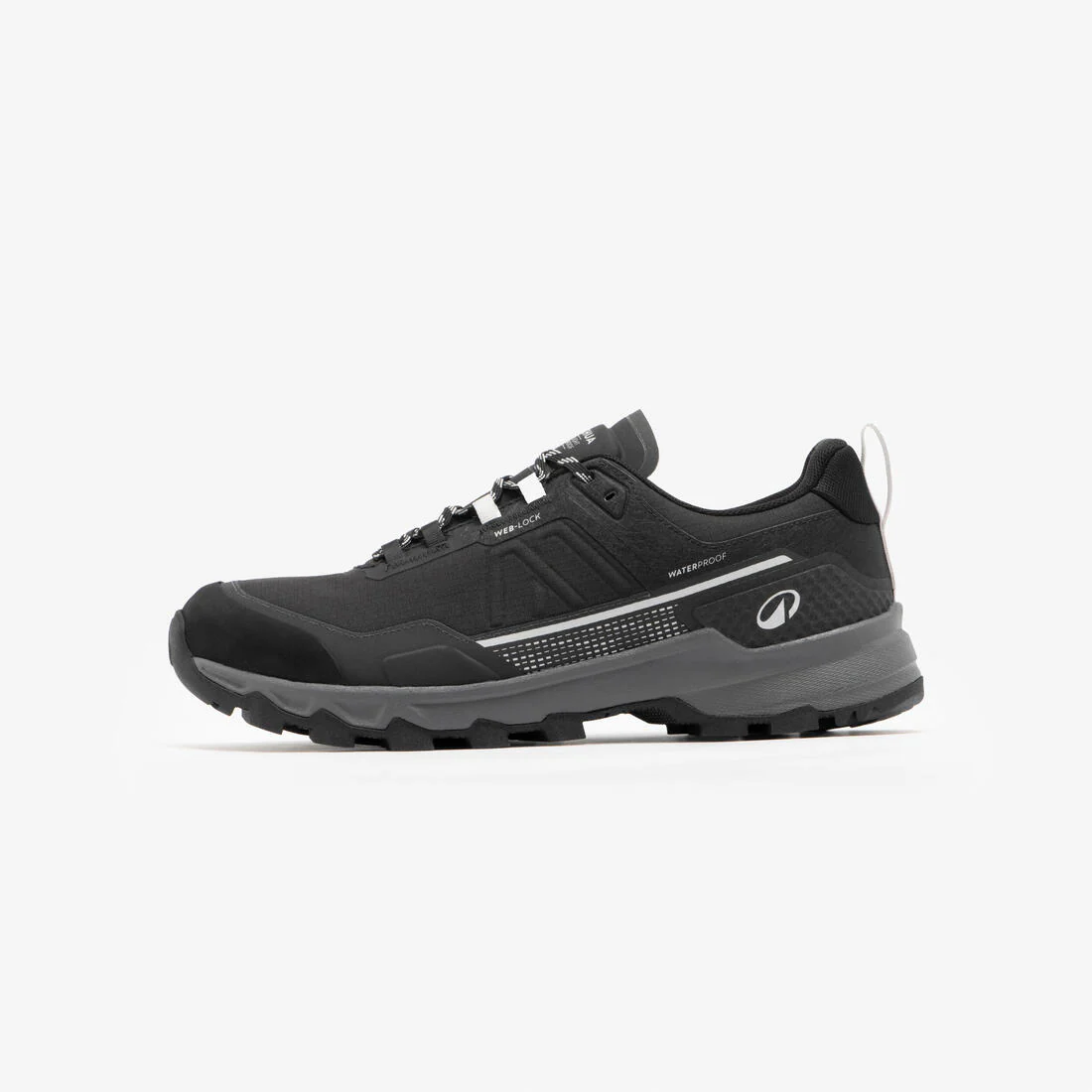 Tenis de senderismo impermeables naranjas para hombre MH500 Light